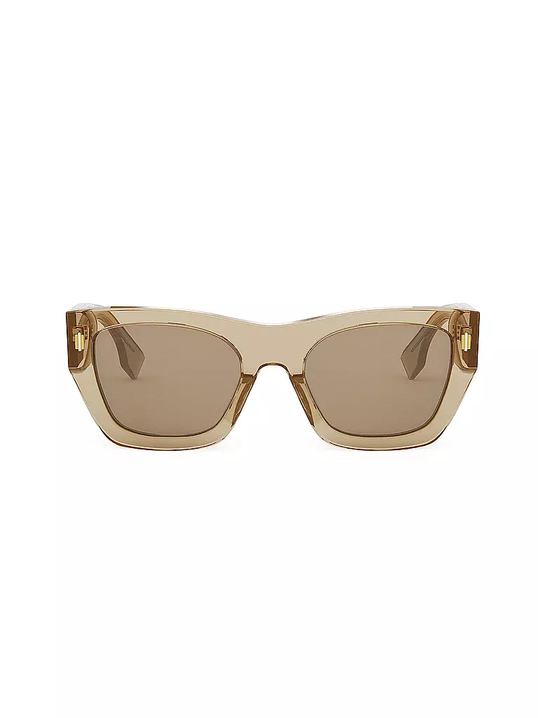 FENDI | FENDI Roma braune eckige Sonnenbrille | beige