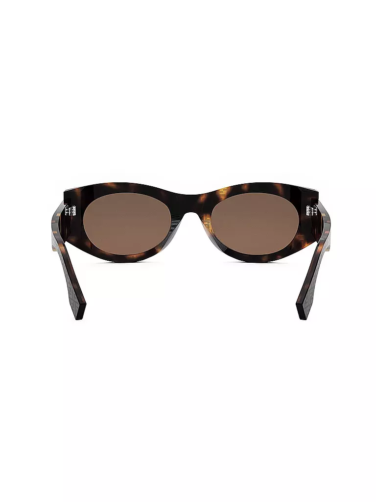 FENDI | FENDI Roma braune ovale Sonnenbrille | braun