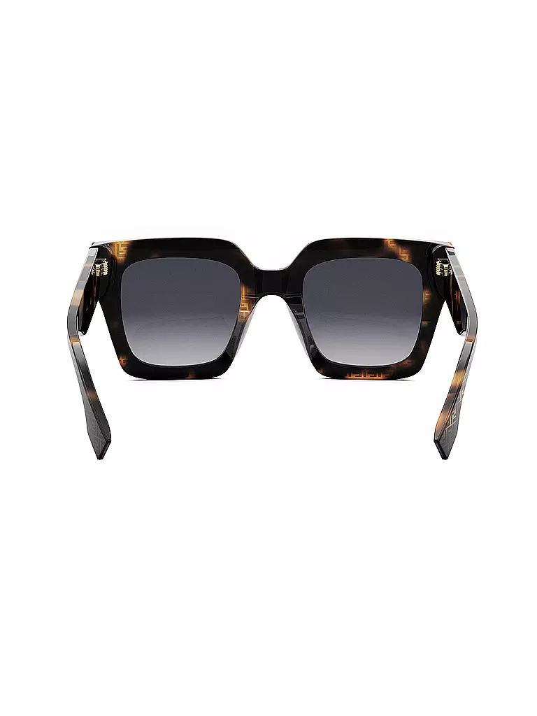 FENDI | FENDI Roma Havana eckige Sonnenbrille | braun