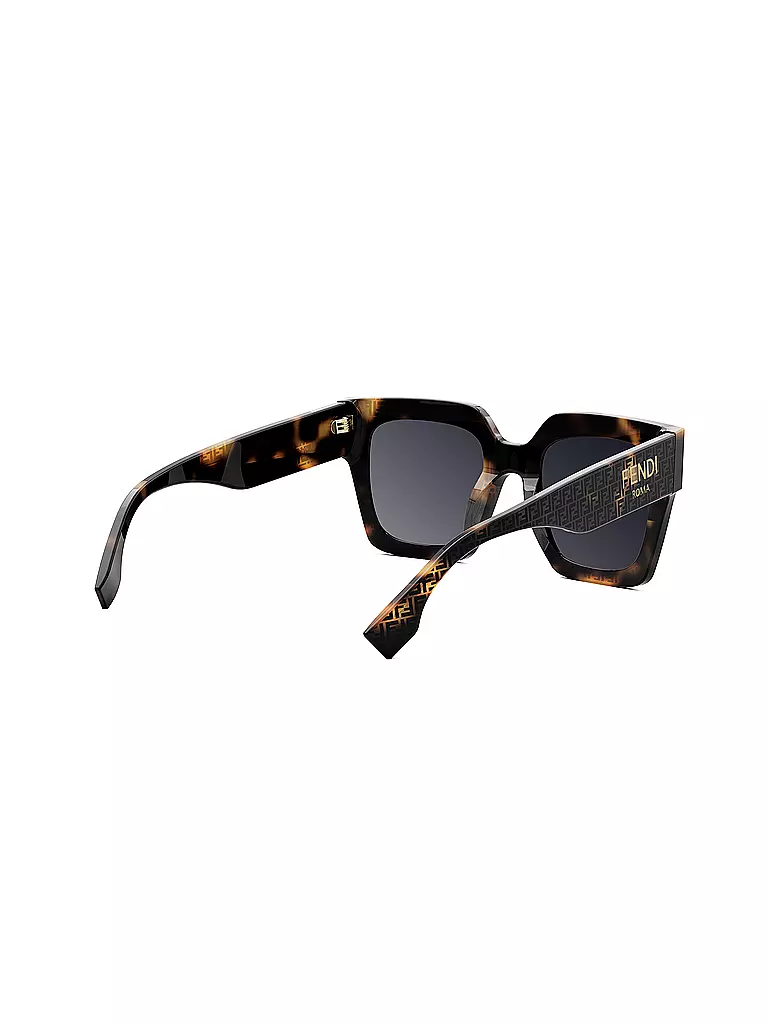 FENDI | FENDI Roma Havana eckige Sonnenbrille | braun