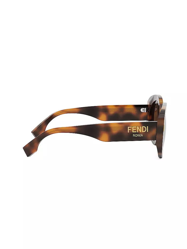 FENDI | FENDI Roma havana runde Sonnenbrille | braun