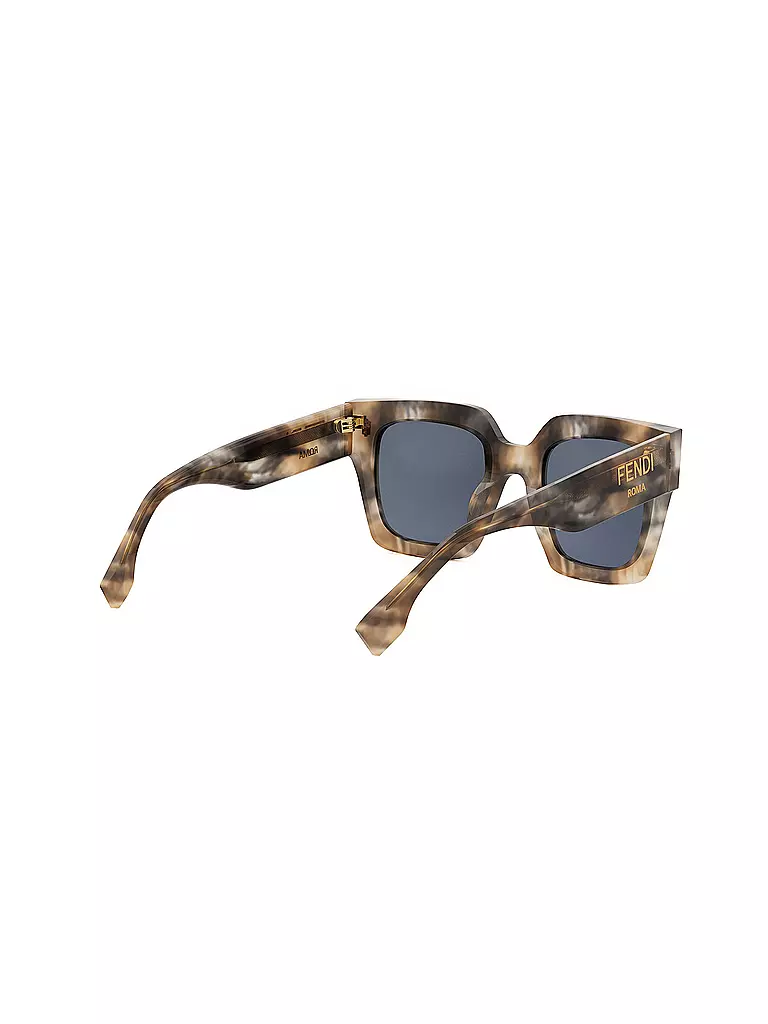 FENDI | FENDI Roma havanabraune eckige Sonnenbrille  | braun