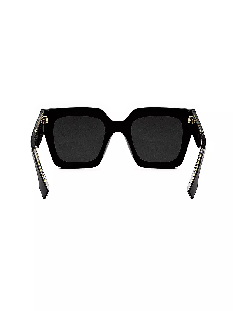 FENDI | FENDI Roma schwarze eckige Sonnenbrille | braun