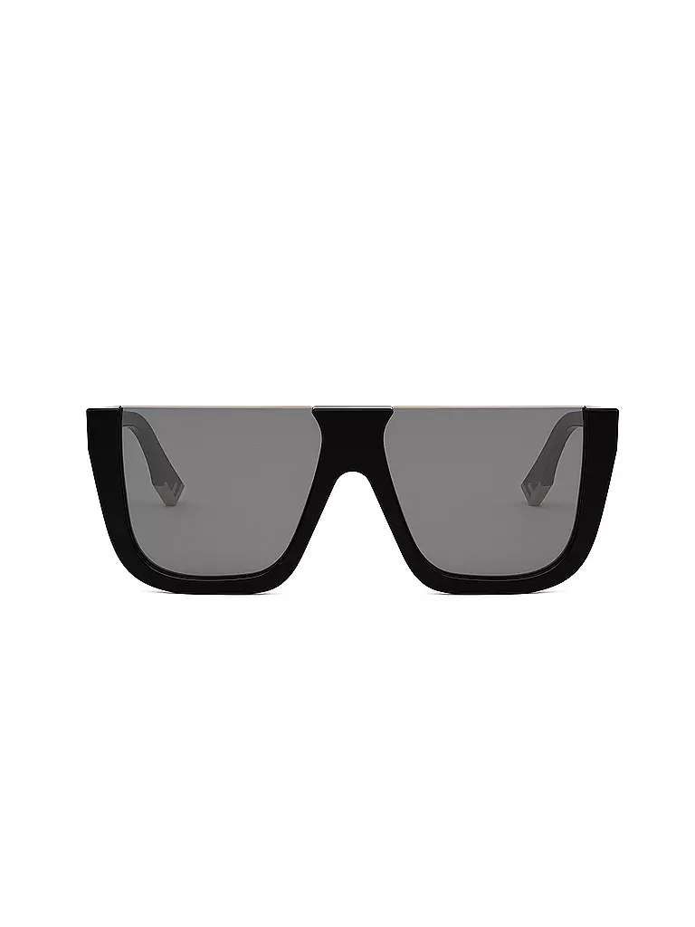 FENDI | FENDI Way schwarze eckige Sonnenbrille | schwarz