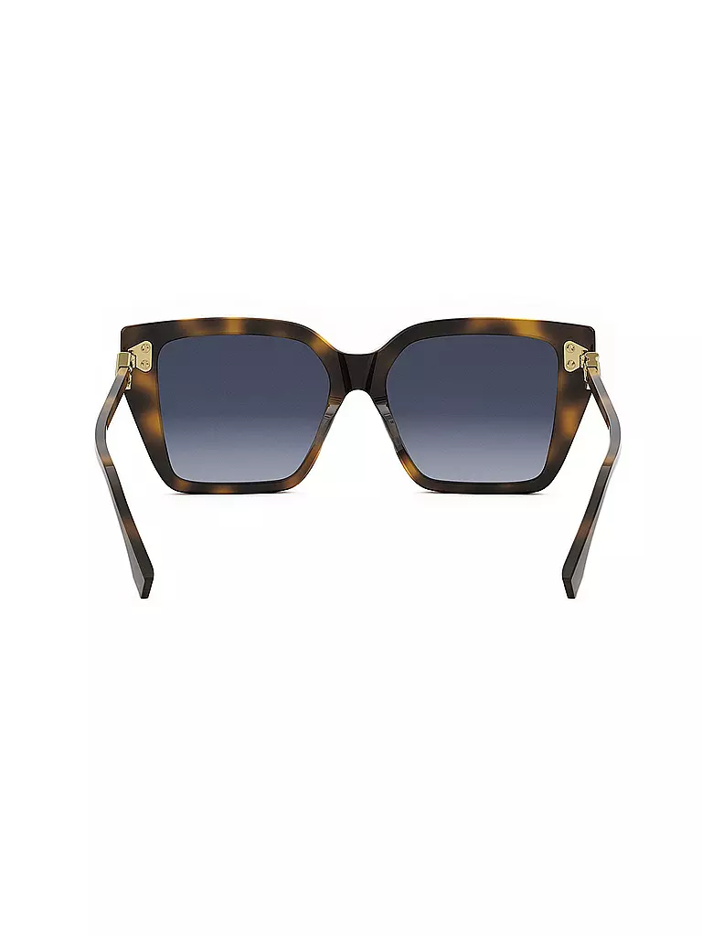 FENDI | FF Diamonds havanabraune eckige Sonnenbrille | braun