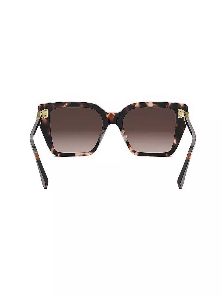 FENDI | FF Diamonds havanabraune eckige Sonnenbrille | braun