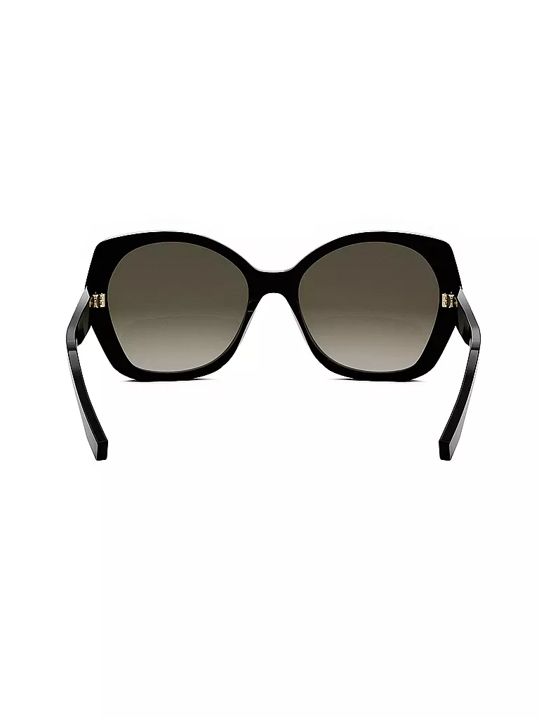 FENDI | Lettering schwarze Butterfly Sonnenbrille | schwarz