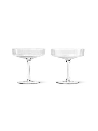 FERM LIVING | Champagnerglas 2er Set RIPPLE