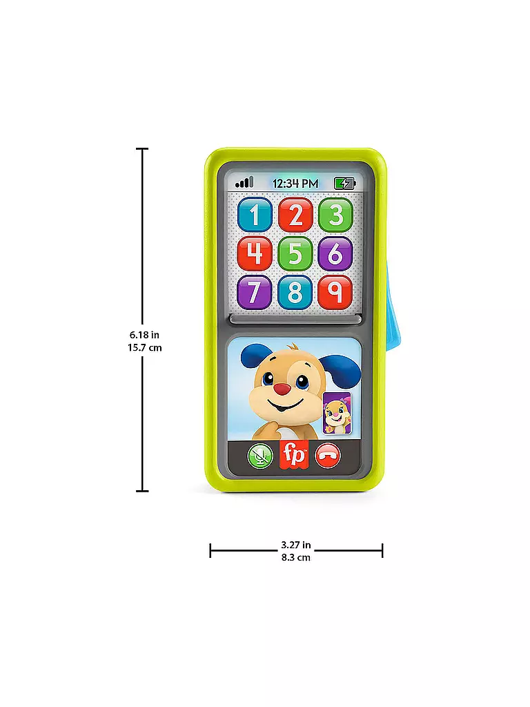 FISHER PRICE | Lernspaß 2-in-1 Slide to Learn Smartphone | keine Farbe