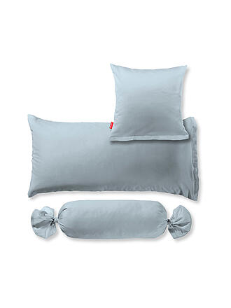 FLEURESSE | Satin Kissenbezug Royal Uni 2er 40x80cm Pearl Blue