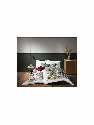 FLEURESSE | Satin Bettwäsche BED ART  70x90cm / 140x200cm Pistazie 