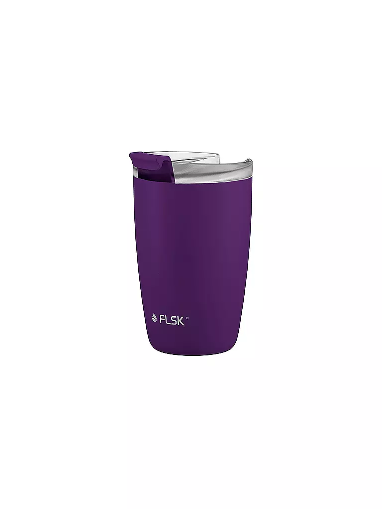 FLSK | Isolierbecher - Thermosbecher CUP Coffee to go-Becher 0,35l Nordic Plum | lila