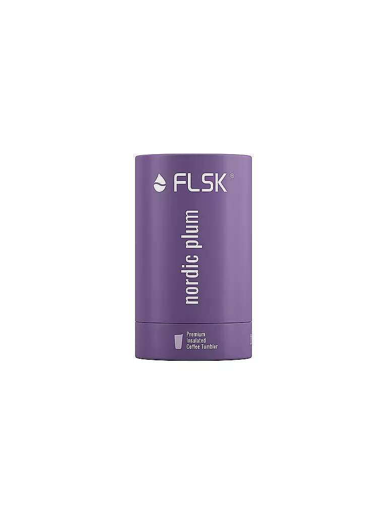 FLSK | Isolierbecher - Thermosbecher CUP Coffee to go-Becher 0,35l Nordic Plum | lila