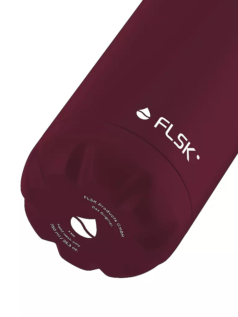 FLSK | Isolierflasche - Thermosflasche 0,75l Winterberry | dunkelrot