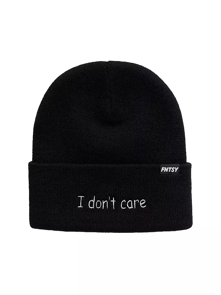 FNTSY | Mütze - Haube I DONT CARE | schwarz