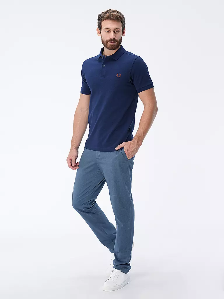 FRED PERRY | Poloshirt Slim Fit | blau