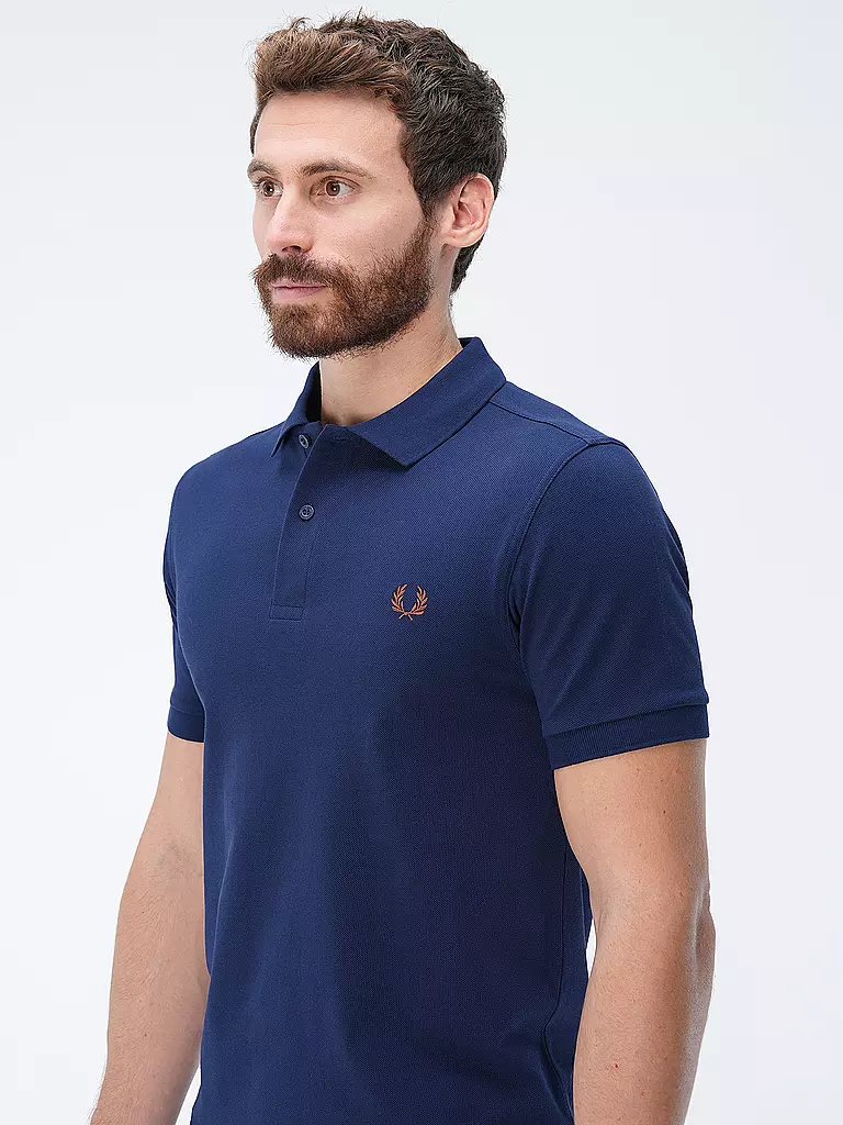 FRED PERRY | Poloshirt Slim Fit | blau