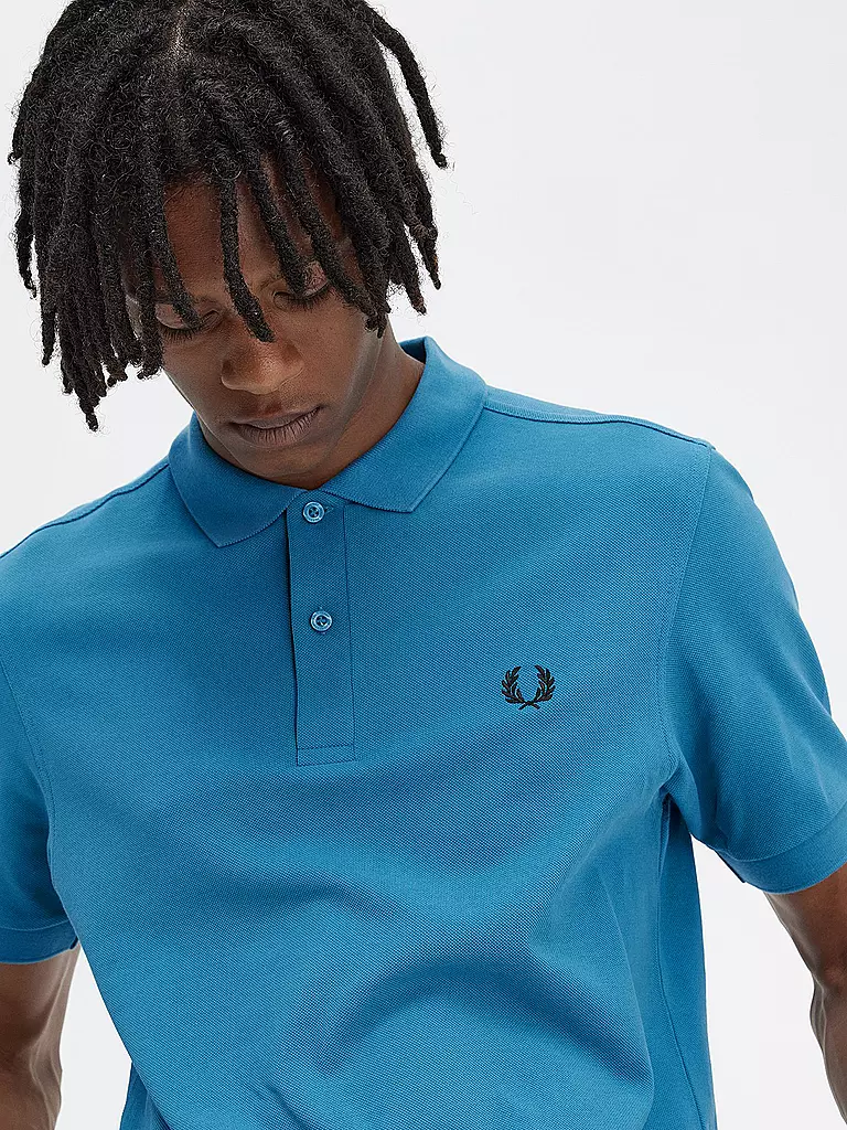 FRED PERRY | Poloshirt Slim Fit | blau