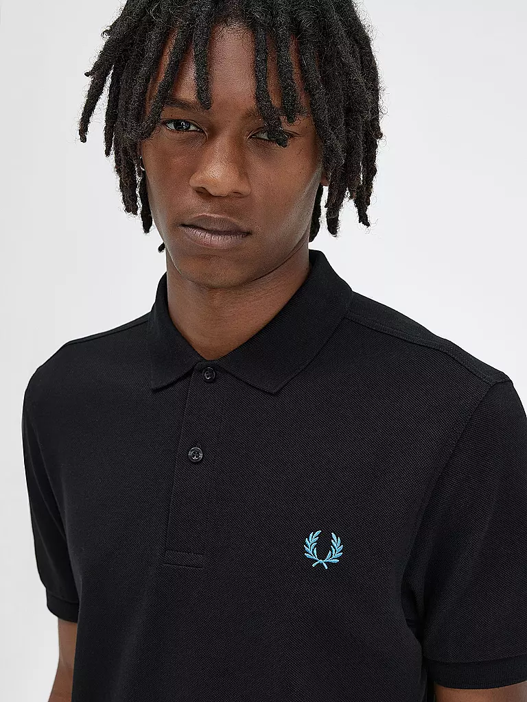 FRED PERRY | Poloshirt Slim Fit | schwarz