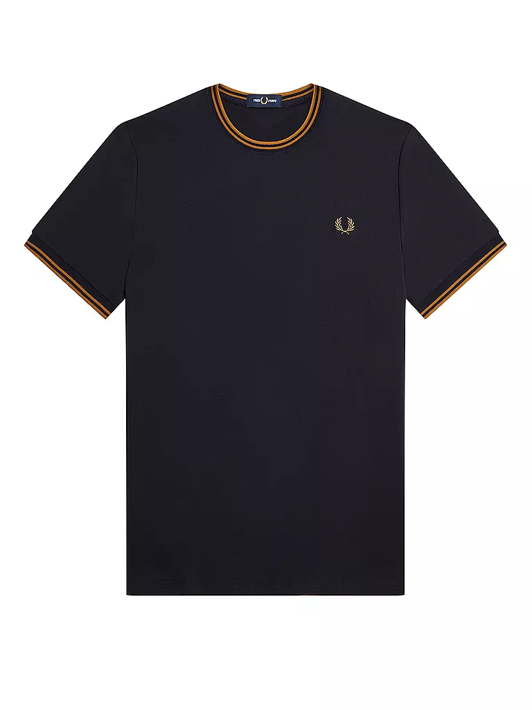 FRED PERRY | T-Shirt  | blau