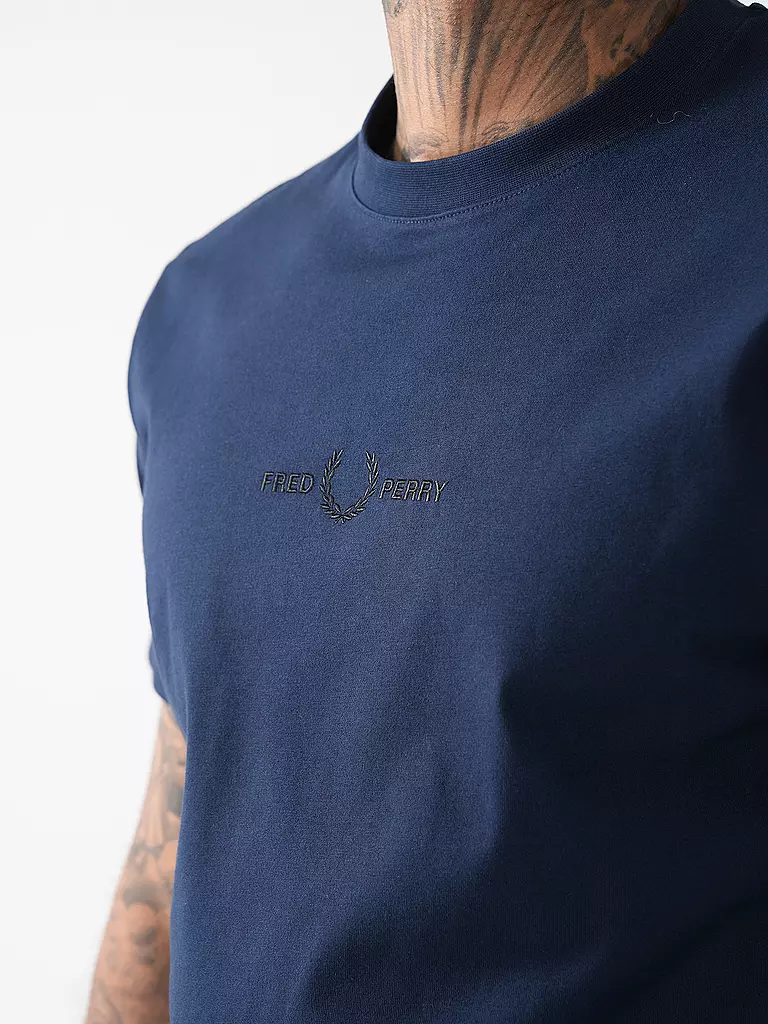 FRED PERRY | T-Shirt | blau