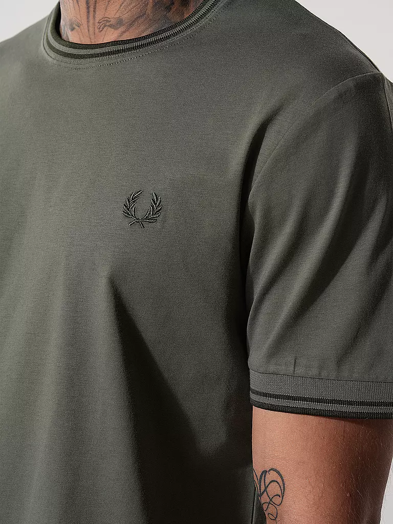 FRED PERRY | T-Shirt | schwarz