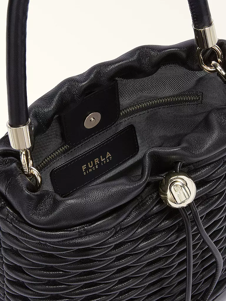 FURLA | Ledertasche - Bucket Bag MIONIDO XSmall | schwarz