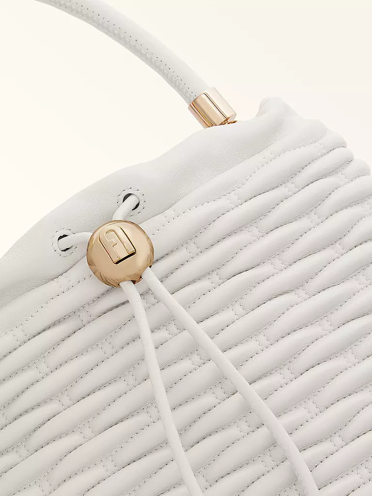 FURLA | Ledertasche - Bucket Bag MIONIDO XSmall | creme