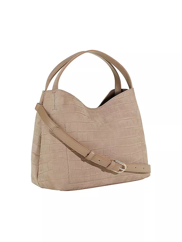 FURLA | Ledertasche - Hobo Bag PRIMULA Small | beige