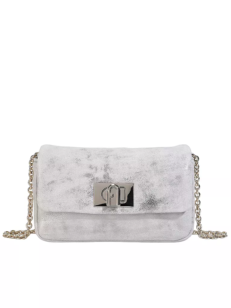 FURLA | Ledertasche - Mini Bag 1927  | silber