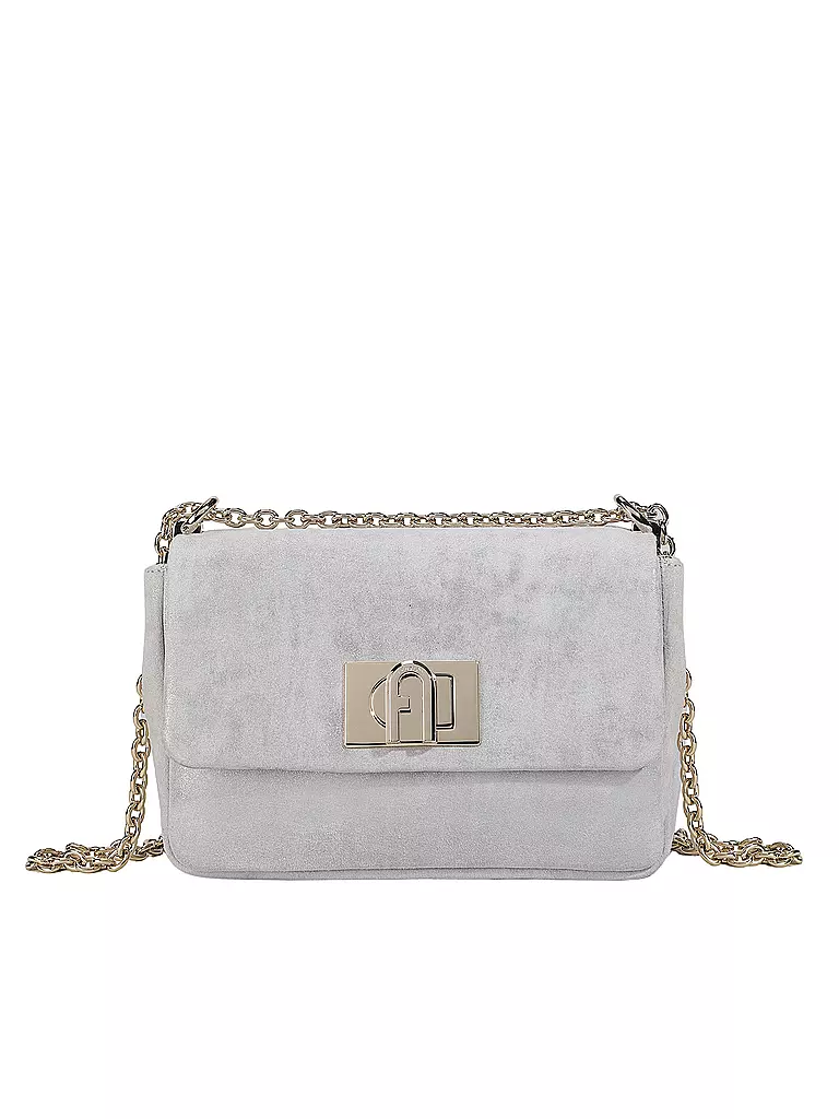 FURLA | Ledertasche - Mini Bag 1927 | silber