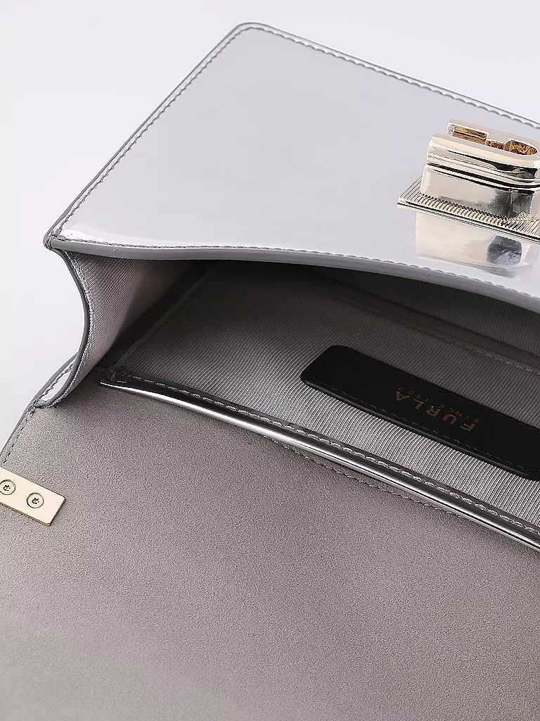 FURLA | Ledertasche - Mini Bag 1927 | silber