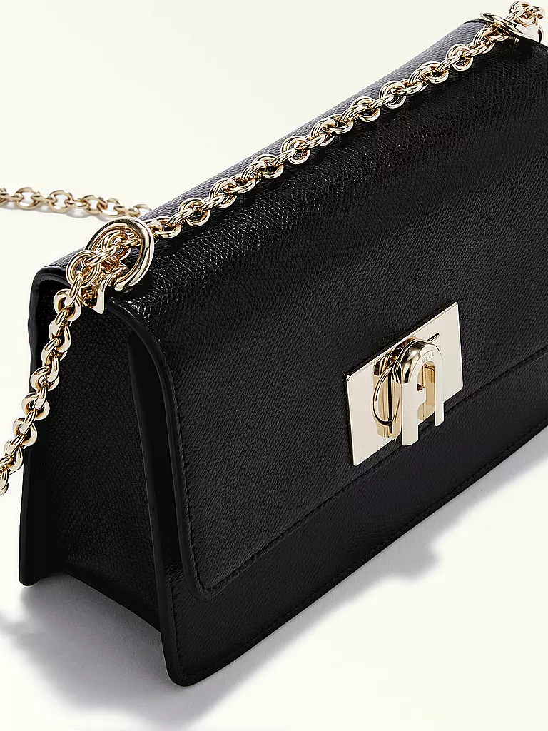 FURLA | Ledertasche - Mini Bag 1927 | schwarz