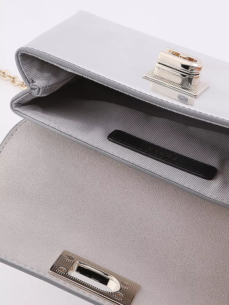 FURLA | Ledertasche - Mini Bag 1927 | silber