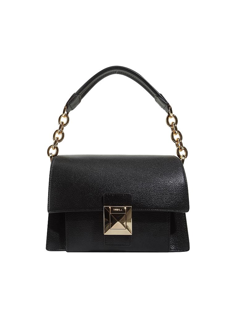 FURLA | Ledertasche - Minibag "Diva" Mini | schwarz