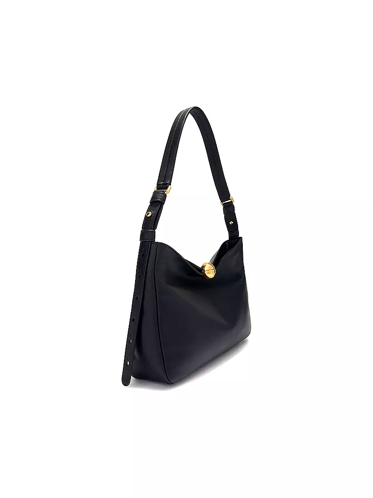 FURLA | Ledertasche - Schultertasche SFERA SOFT Medium | schwarz