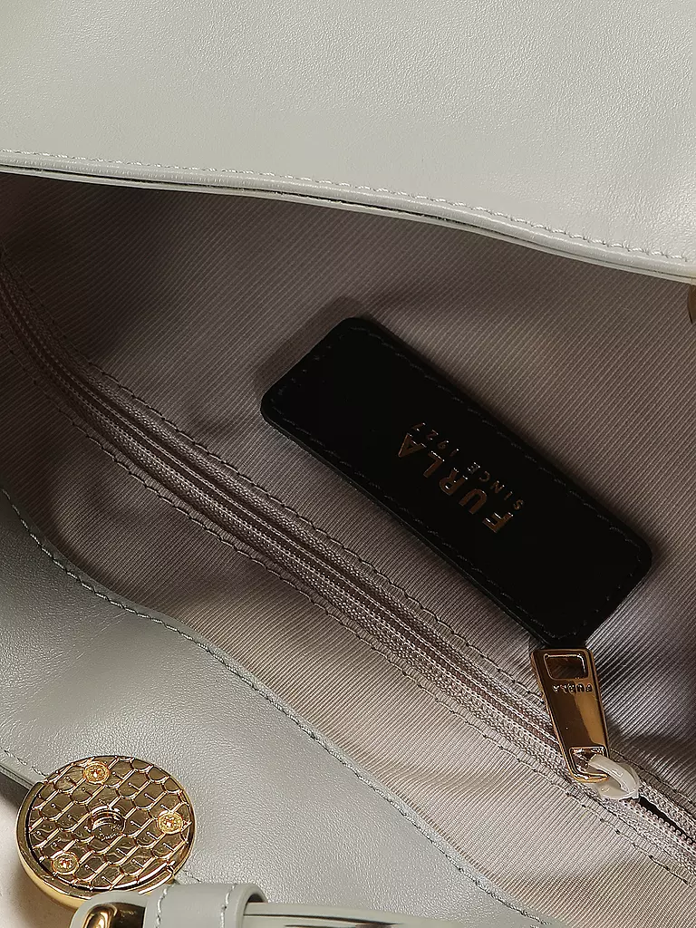 FURLA | Ledertasche - Schultertasche SFERA SOFT Medium | dunkelgrün