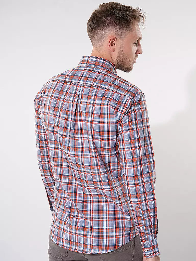 FYNCH HATTON | Hemd Casual Fit | orange