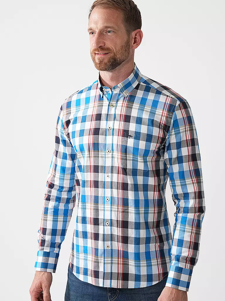 FYNCH HATTON | Hemd Causal Fit | blau