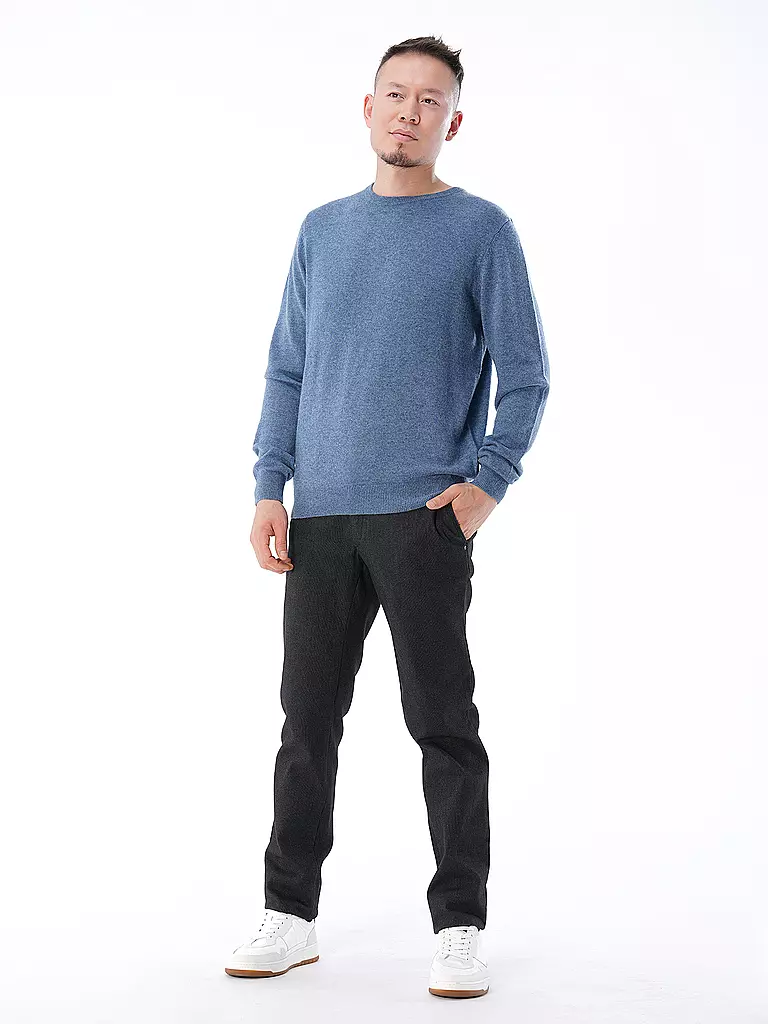 FYNCH HATTON | Kaschmirpullover  | blau