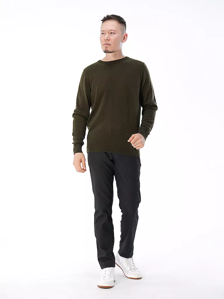 FYNCH HATTON | Kaschmirpullover  | olive