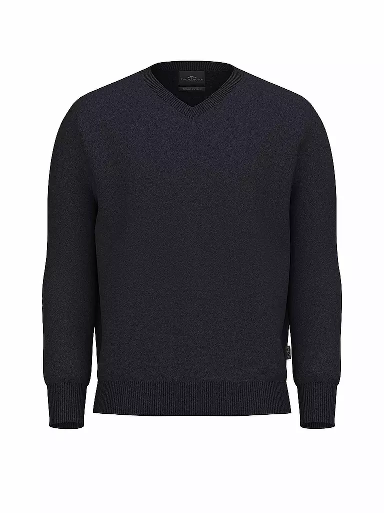 FYNCH HATTON | Kaschmirpullover | dunkelblau