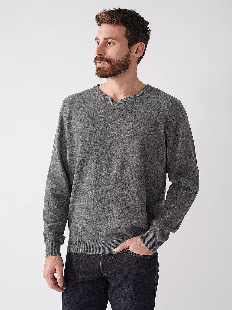 FYNCH HATTON | Kaschmirpullover | dunkelgrün