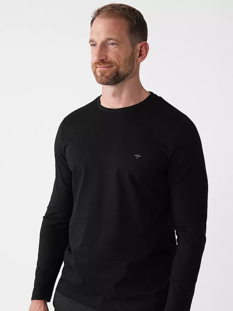 FYNCH HATTON | Langarmshirt  | schwarz