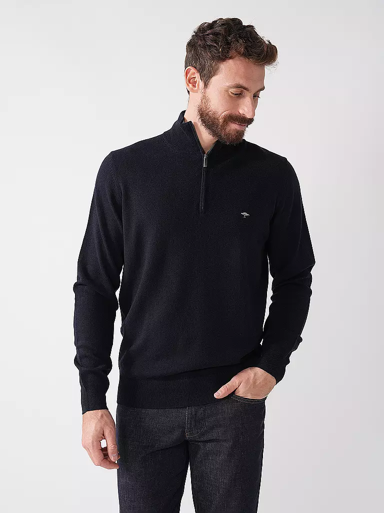 FYNCH HATTON | Troyer Pullover | dunkelblau