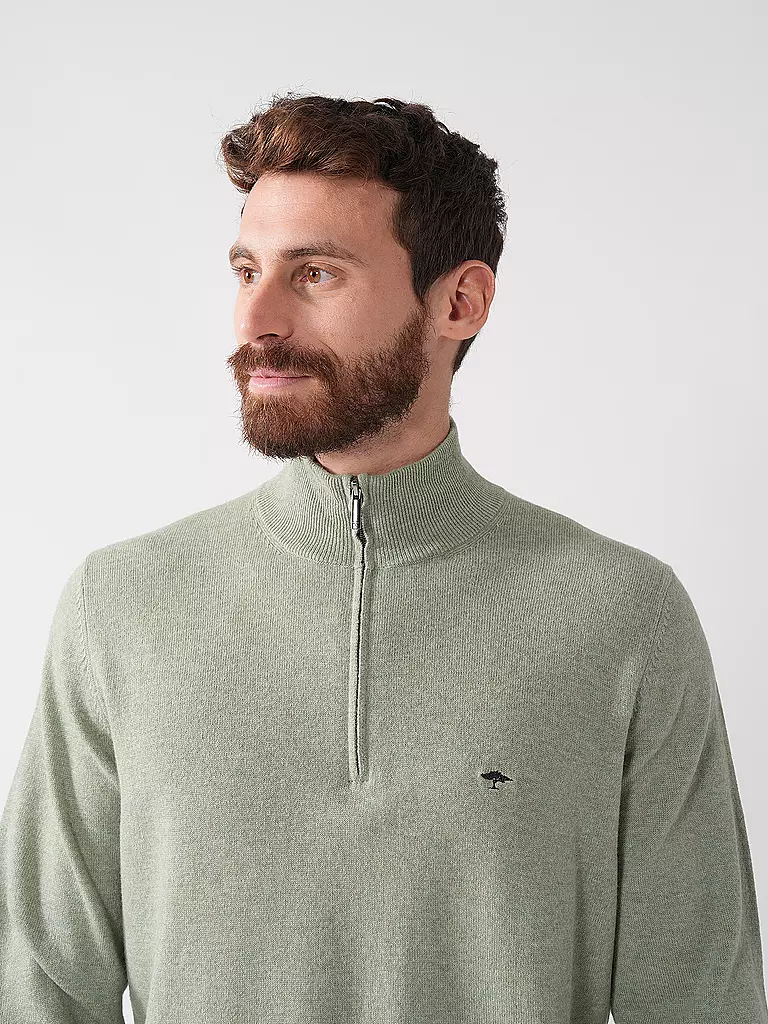 FYNCH HATTON | Troyer Pullover | mint