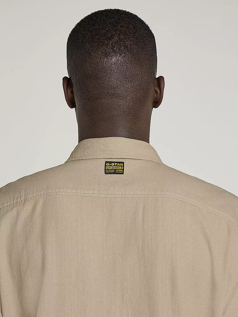 G-STAR RAW | Hemd Slim Fit  | beige