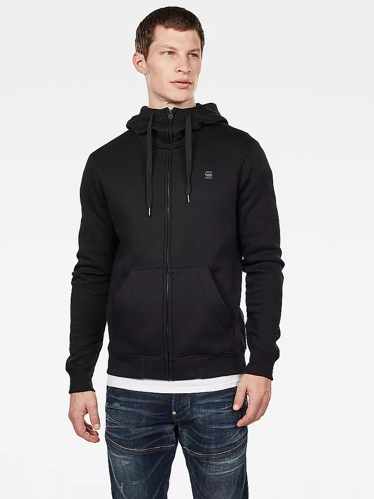 G-STAR RAW | Sweatjacke  | schwarz