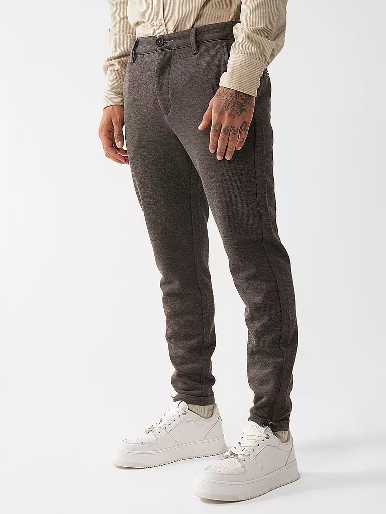 GABBA | Chino PISA GKNIT | grau