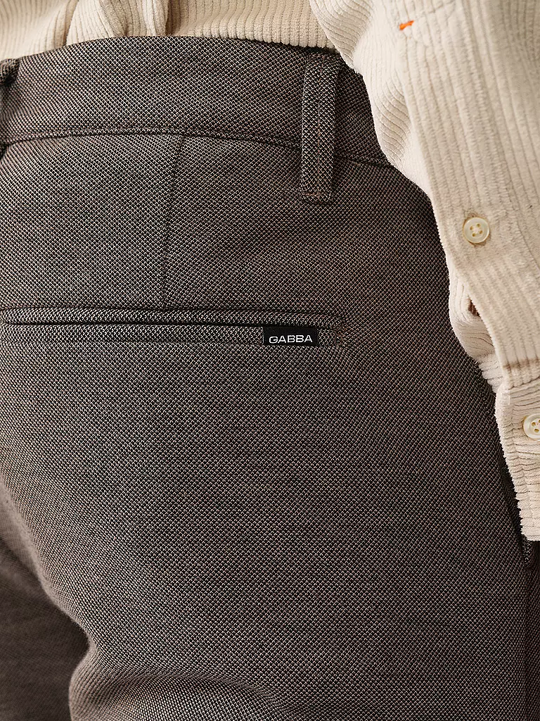 GABBA | Chino PISA GKNIT | grau